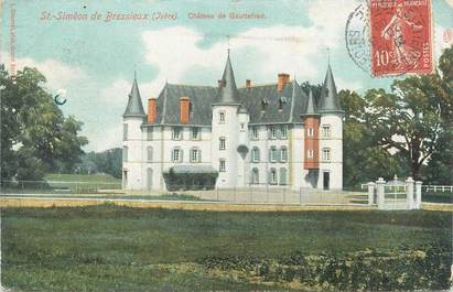 CPA FRANCE 38 "Saint Simeon de Bréssieux, château de Gauttefred"