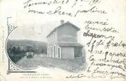 38 Isere CPA FRANCE 38 "Gare de Saint Simeon de Bréssieux" / TRAMWAY