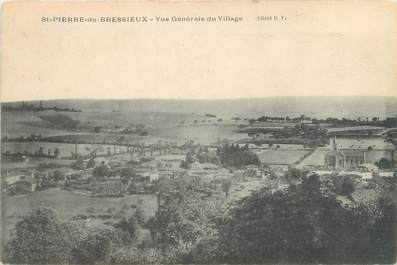 CPA FRANCE 38 "Saint Pierre de Bressieux, vue générale du village"