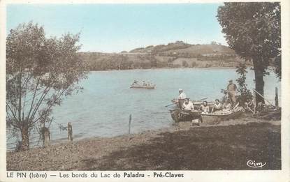 CPA FRANCE 38 "Montferrat, le Pin, les bords du lac de Paladru"