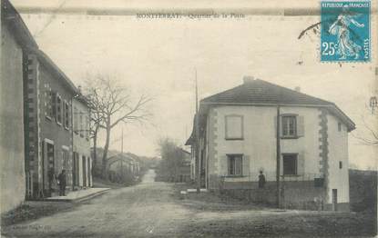 CPA FRANCE 38 "Montferrat, quartier de la poste"
