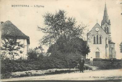 CPA FRANCE 38 "Montferrat, l'église"