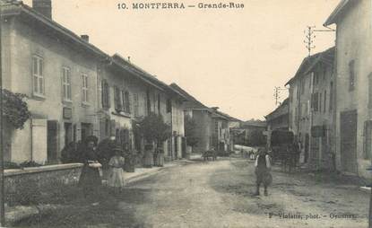 CPA FRANCE 38 "Montferrat, grande rue"