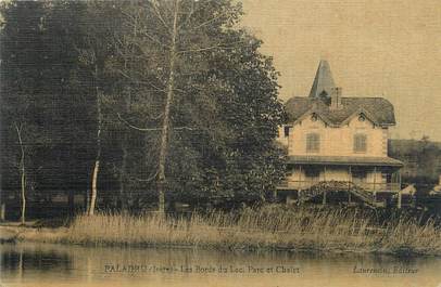 CPA FRANCE 38 "Paladru, les bords du lac, parc et chalet"