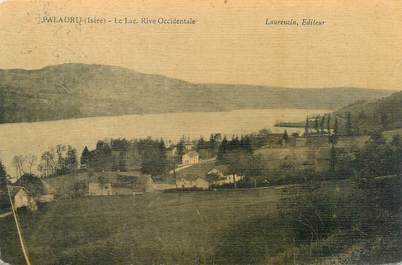 CPA FRANCE 38 "Paladru, le lac, Rive occidentale"