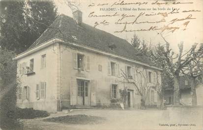 CPA FRANCE 38 "Paladru, l'hôtel des Bains sur les bords du lac"