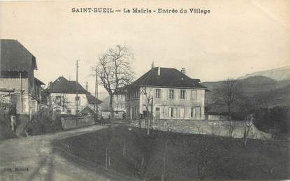 CPA FRANCE 38 "Saint Bueil, la mairie, entrée du village"