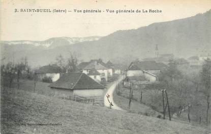 CPA FRANCE 38 "Saint Bueil, vue générale de La Roche"