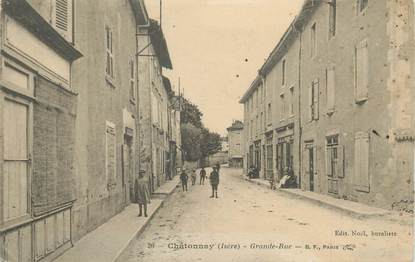 CPA FRANCE 38 "Chatonnay, grande rue"