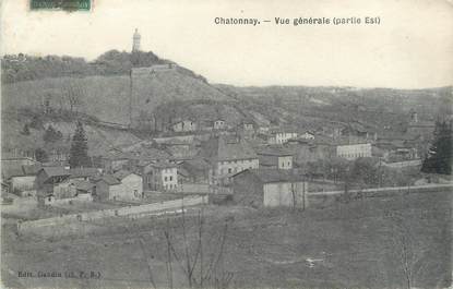 CPA FRANCE 38 "Chatonnay, vue générale"