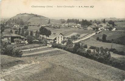CPA FRANCE 38 "Chatonnay, Saint Christophe"