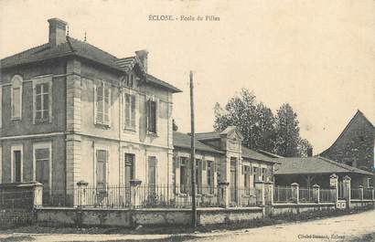 CPA FRANCE 38 "Eclose, école de filles"