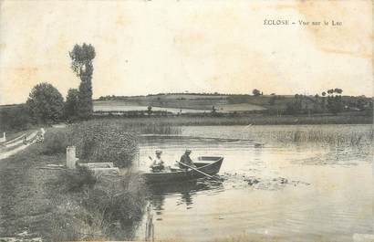 CPA FRANCE 38 "Eclose, vue sur le lac"