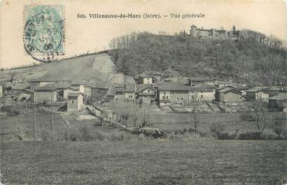 CPA FRANCE 38 "Villeneuve de Marc, vue générale"