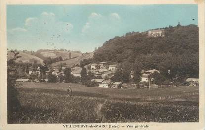 CPA FRANCE 38 "Villeneuve de Marc, vue générale"