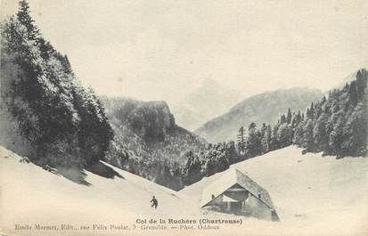 CPA FRANCE 38 "Col de La Ruchère"