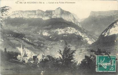 CPA FRANCE 38 "La Ruchère, Corbel et la vallée d'Entremont"