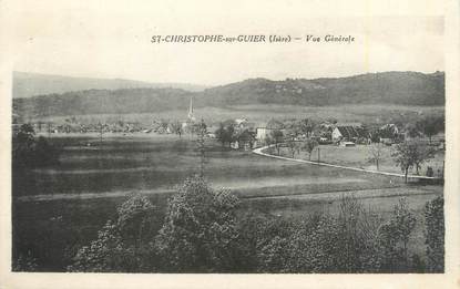 CPA FRANCE 38 "Saint Christophe sur Guiers, vue générale"