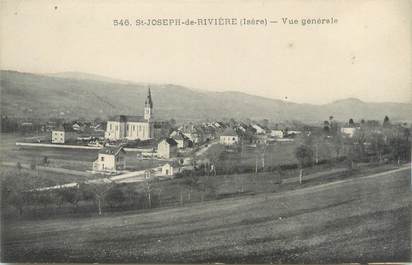 CPA FRANCE 38 "Saint Joseph de Rivière, vue générale"