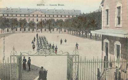 / CPA FRANCE 19 "Brive, caserne Brune"