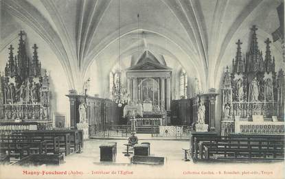 CPA FRANCE 10 "Magny Fouchard, intérieur de l'église"