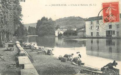 CPA FRANCE 10 "Bar sur Aube, l'Aube et Mathaux"