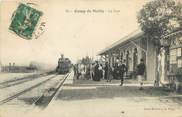 10 Aube CPA FRANCE 10 "Camp de Mailly, la gare"