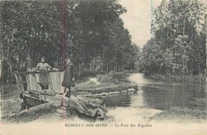 CPA FRANCE 10 "Rommilly sur Seine, le pont des Aiguilles"