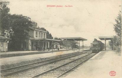 CPA FRANCE 10 "Jessains, la gare"