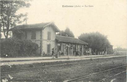 CPA FRANCE 10 "Estissac, la gare"