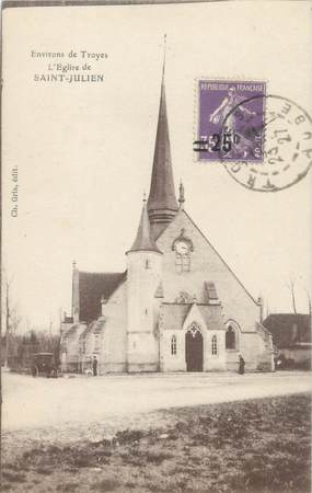 CPA FRANCE 10 "L'église de Saint Julien"