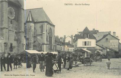 CPA FRANCE 10 "Troyes, marché Saint Rémy"