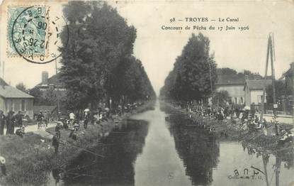 CPA FRANCE 10 "Troyes, le canal"