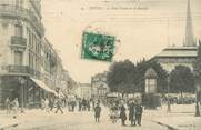 10 Aube CPA FRANCE 10 "Troyes, la rue Thiers et le marché"