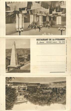 CPA LIVRET FRANCE 38 " Vienne, restaurant de la Pyramide"