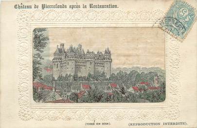 CPA FRANCE 60 "Château de Pierrefonds après la restauration"
