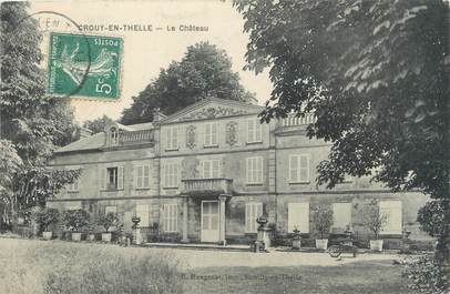 CPA FRANCE 60 "Crouy en Thelle, le château "