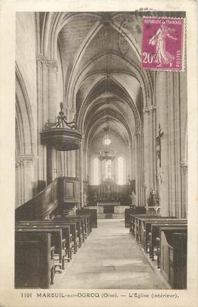 CPA FRANCE 60 "Mareuil sur Ourcq, l'église"