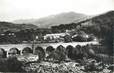 CPSM FRANCE 07 "La Souche, vue générale, le pont Morand et l'église"