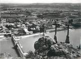 07 Ardeche CPSM FRANCE 07 "Andance, le Rhône vu des 3 croix"