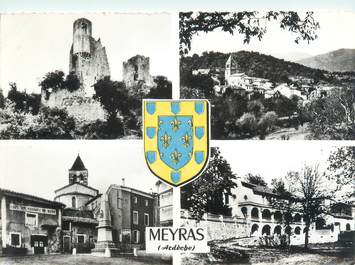 CPSM FRANCE 07 "Meyras"