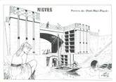 58 Nievre CPM FRANCE 58 "Nevers, portes du Pont Mal Placé"