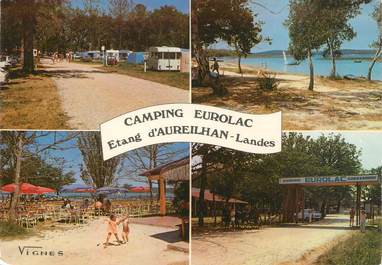 CPSM FRANCE 40 "Etang d'Aureilhan, camping Eurolac"