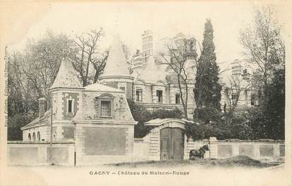 / CPA FRANCE 93 "Gagny, château de maison rouge"