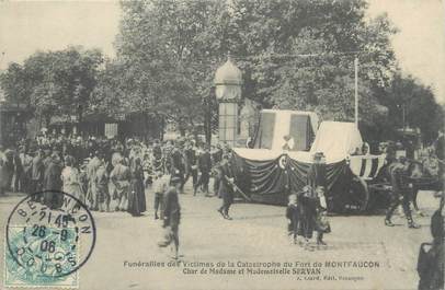 CPA FRANCE 25 "Besançon, funérailles des victimes de la catastrophe du Fort de Montfaucon "