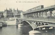 75 Pari CPA FRANCE 75016 "Paris, le viaduc du Métropolitain à Passy"