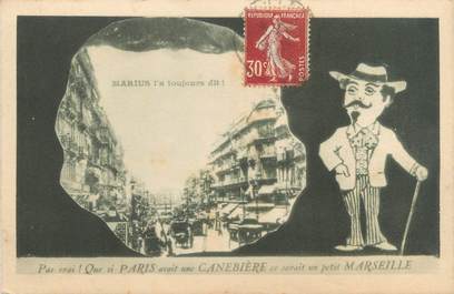 CPA FRANCE 13 "Marseille, la Canebièrer"