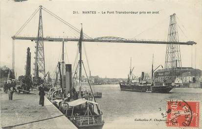 CPA FRANCE 44 "Nantes, le pont à Transbordeur pris en aval"