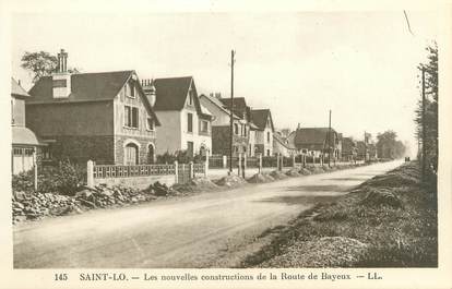 CPA FRANCE 50 "Saint Lo, les nouvelles constructions de la route de Bayeux"