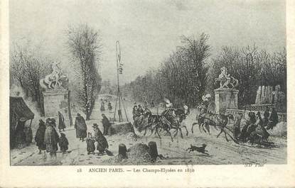 CPA FRANCE 75008 "Ancien Paris, les champs Elysées en 1830"
